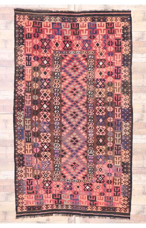 5 x 9 Vintage Afghani Kilim Rug 77928