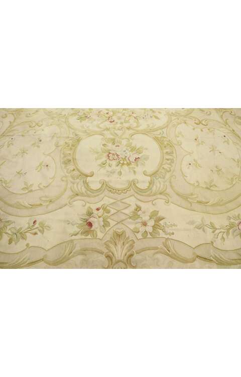 10 x 14 Vintage French Aubusson Rug 78082