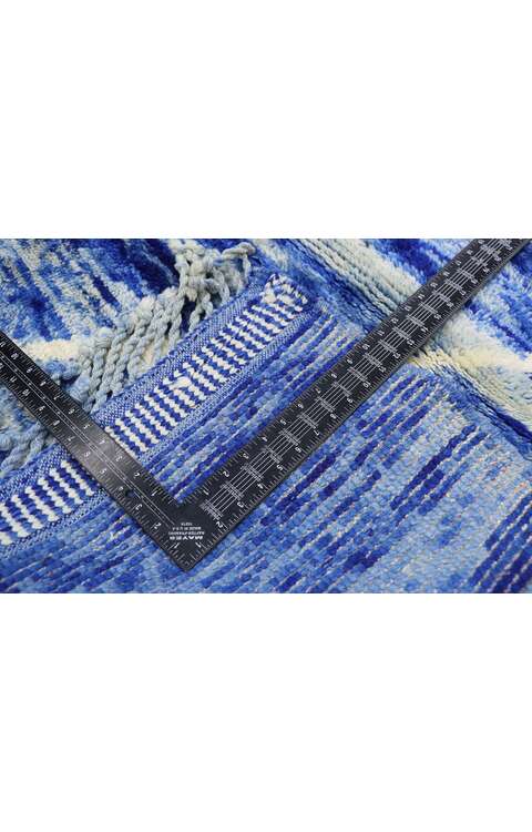 11 x 12 Authentic Blue Moroccan Rug 21151