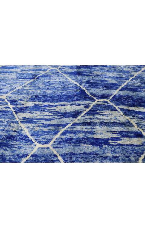 11 x 12 Authentic Blue Moroccan Rug 21151
