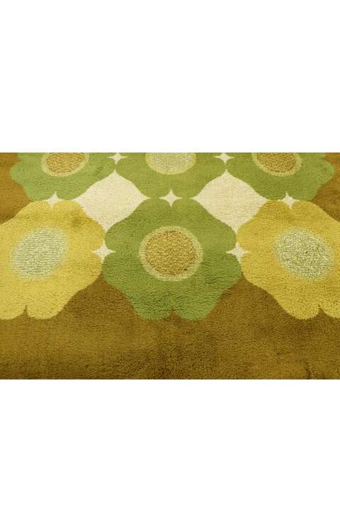 7 x 10 Vintage German Herforder Teppiche Rug with Mid-Century Modern Style 78106