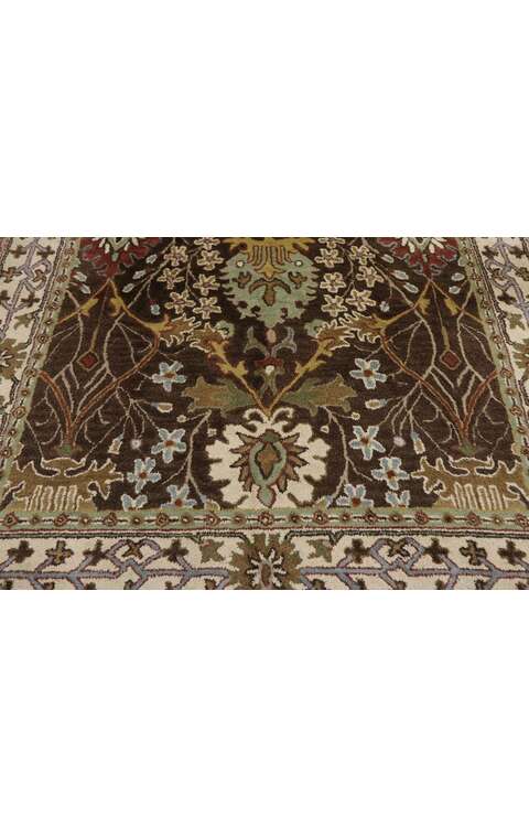 6 x 9 Vintage American Hooked Rug 78115