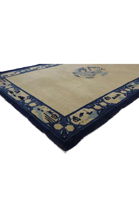 5 x 8 Vintage Chinese Peking Pictorial Rug 78124