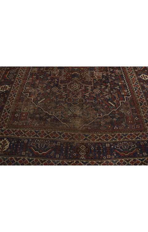 7 x 9 Antique Persian Shiraz Rug 21690