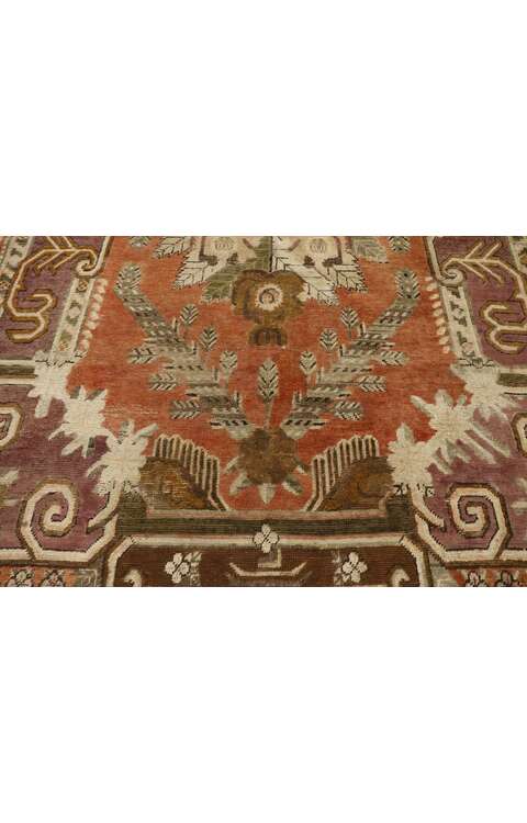 6 x 9 Antique Persian Khotan Rug 78149