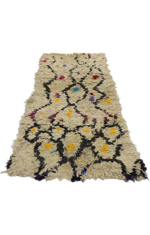 3 x 6 Vintage Berber Moroccan Azilal Rug 21594