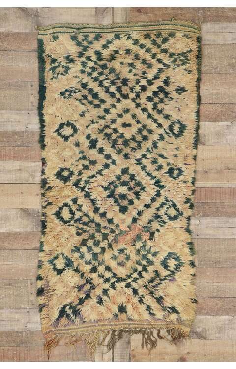 3 x 6 Vintage Berber Moroccan Azilal Rug 21586