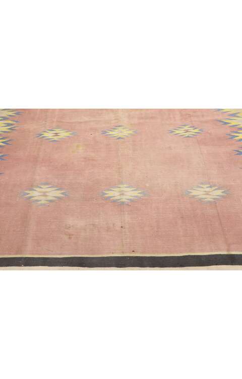 6 x 11 Vintage Afghan Dhurrie Rug 78006