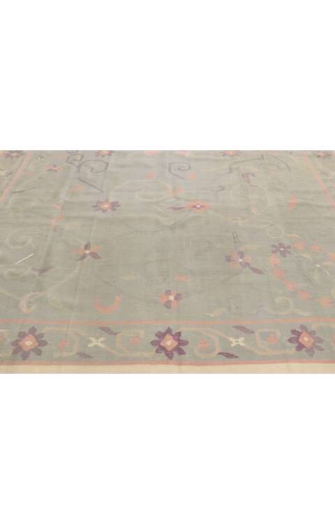 8 x 10 Vintage Indian Dhurrie Rug 78007