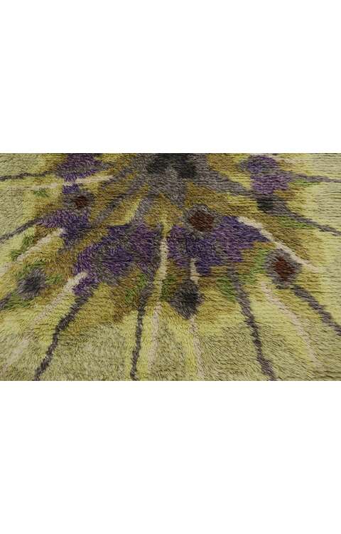 5 x 7 Vintage Swedish Rya Rug by Ingrid Jagarz 78142