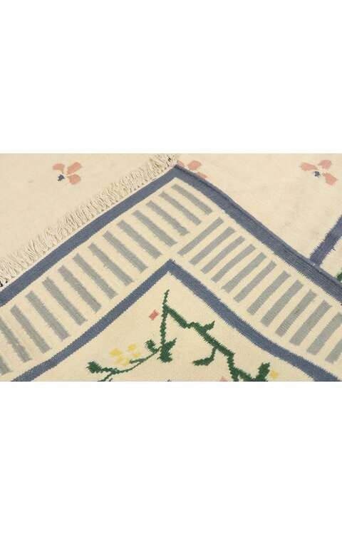 6 x 9 Vintage Indian Dhurrie Rug 77934