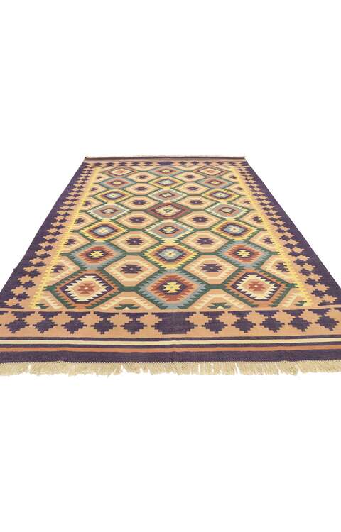 6 x 9 Vintage Afghani Kilim Rug 77957