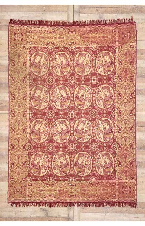 6 x 9 Vintage Persian Tapestry 77960
