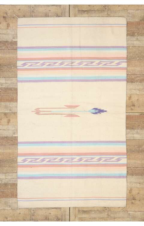 4 x 7 Vintage Navajo Kilim Rug 77999