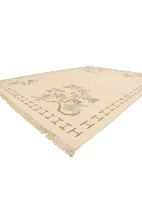 9 x 12 Vintage Romanian Kilim Rug 78000