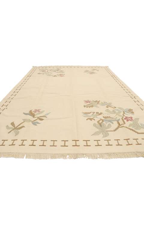 9 x 12 Vintage Romanian Kilim Rug 78000