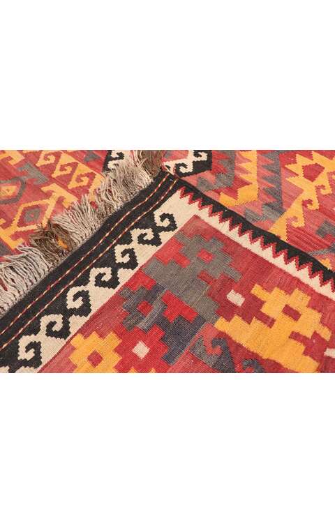 9 x 14 Vintage Afghan Maimana Kilim Rug 78008