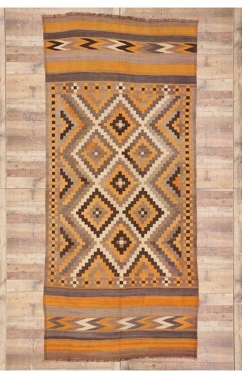 5 x 12 Vintage Afghan Kilim Rug 78011