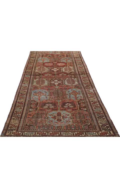 3 x 9 Antique Persian Bakhtiari Runner 60974