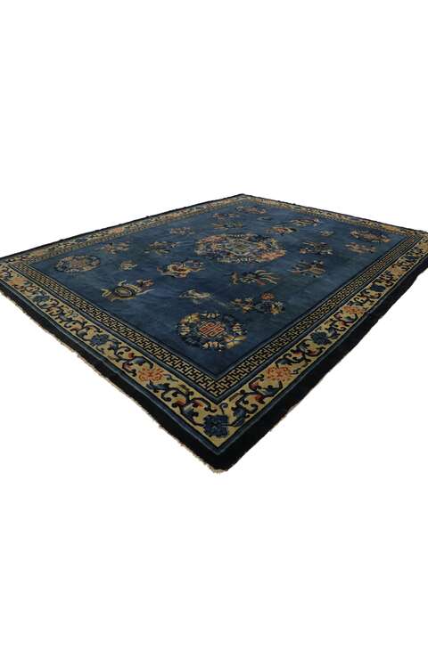 9 x 11 Antique Peking Chinese Rug 77544