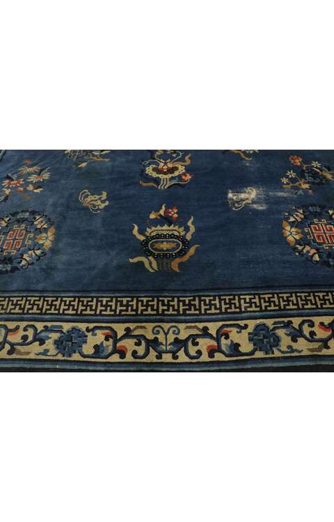 9 x 11 Antique Peking Chinese Rug 77544