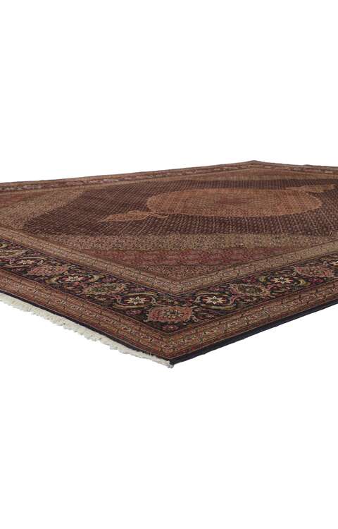 10 x 13 Vintage Persian Tabriz Rug 61005