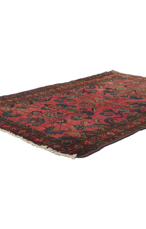 3 x 5 Antique Persian Lilihan Rug 78178