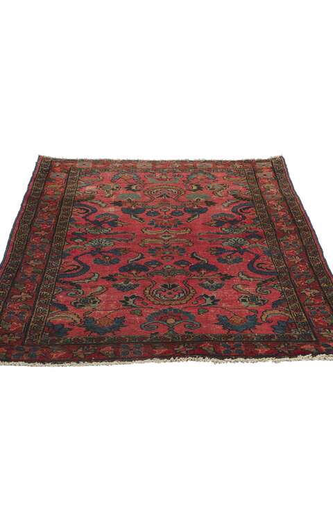 3 x 5 Antique Persian Lilihan Rug 78178
