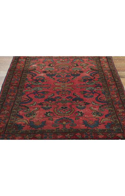 3 x 5 Antique Persian Lilihan Rug 78178