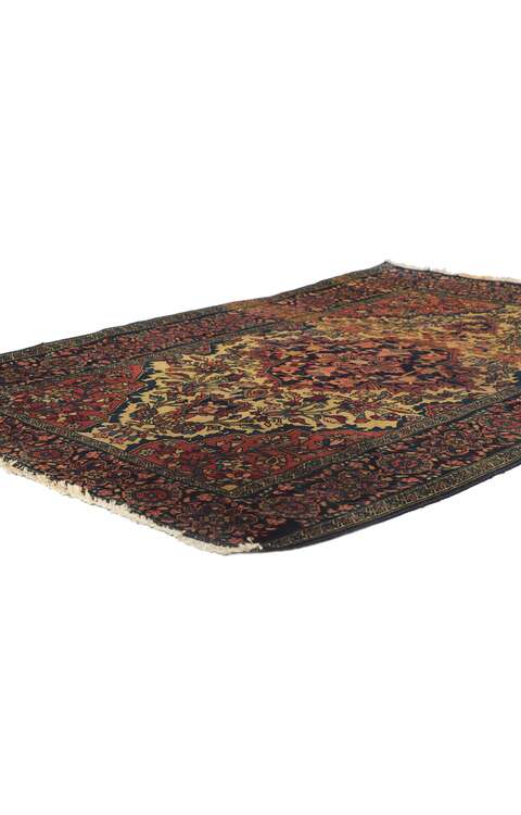 3 x 5 Antique Persian Sarouk Farahan Rug 78194