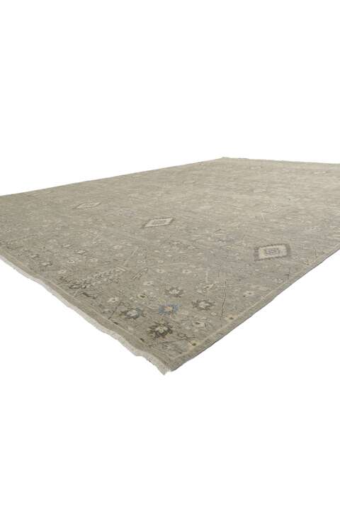 9 x 14 Contemporary Distressed Rug 30712