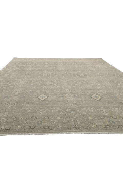 9 x 14 Contemporary Distressed Rug 30712