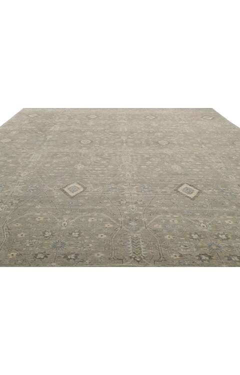 9 x 14 Contemporary Distressed Rug 30712