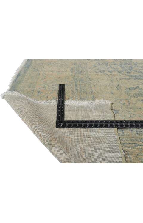 10 x 14 Antique Distressed Persian Tabriz Rug 78196