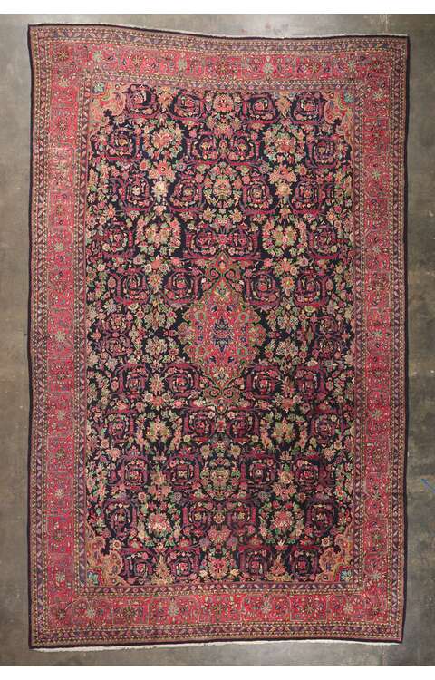 13 x 20 Antique Persian Malayer Rug 78201
