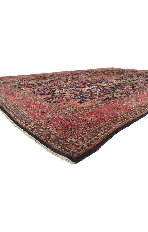 13 x 20 Antique Persian Malayer Rug 78201