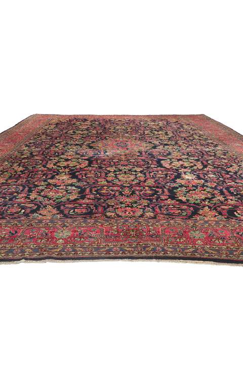 13 x 20 Antique Persian Malayer Rug 78201