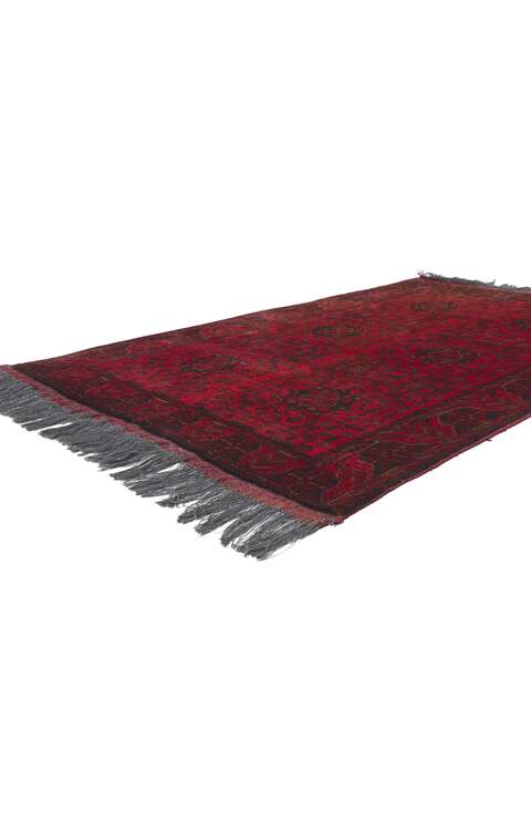 4 x 7 Vintage Persian Turkoman Rug 78205