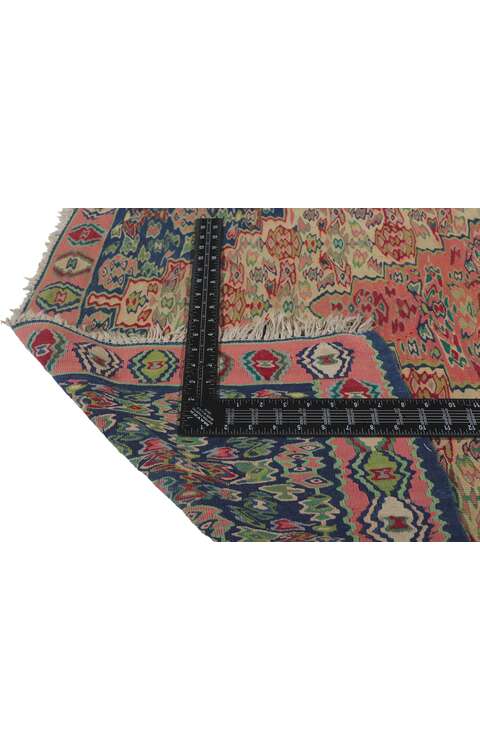 4 x 6 Vintage Persian Bijar Kilim Rug 78212