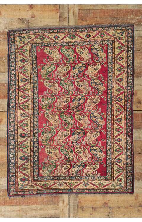 4 x 6 Vintage Afghani Rug 78228