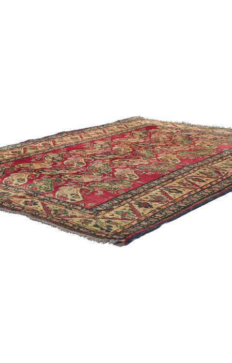 4 x 6 Vintage Afghani Rug 78228