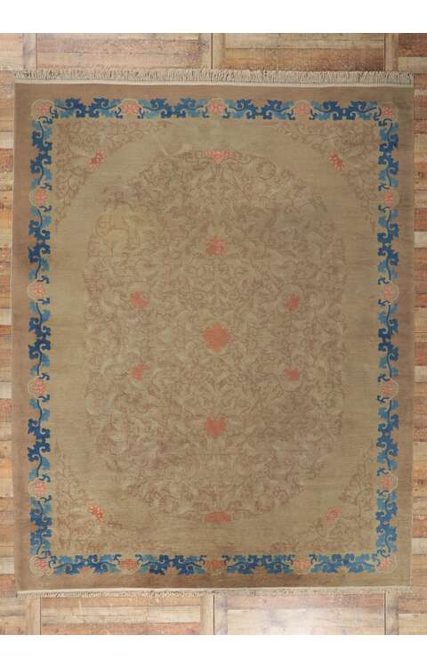 9 x 12 Antique Chinese Peking Rug 78231