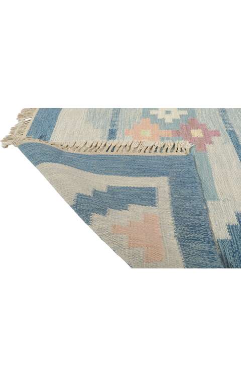 7 x 10 Vintage Swedish Kilim Rug 78246