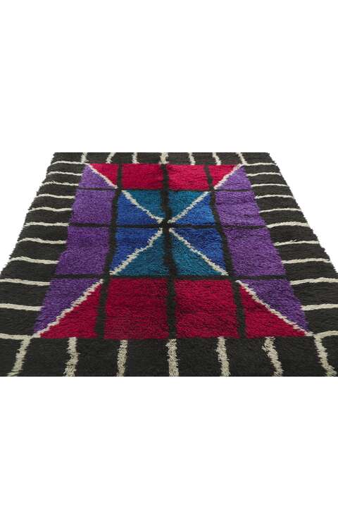 3 x 5 Vintage Swedish Rya Rug 78275