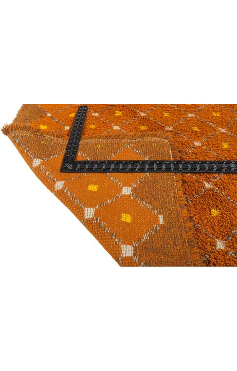 4 x 7 Vintage Danish Rya Rug 78279