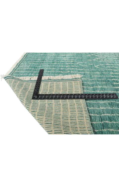 10 x 14 Teal Moroccan Area Rug 30773