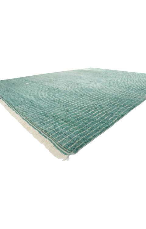 10 x 14 Teal Moroccan Area Rug 30773