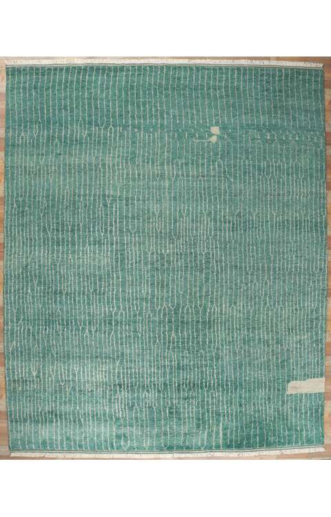 12 x 15 Teal Moroccan Area Rug 30771