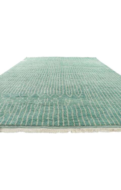 9 x 12 Teal Moroccan Area Rug 30775