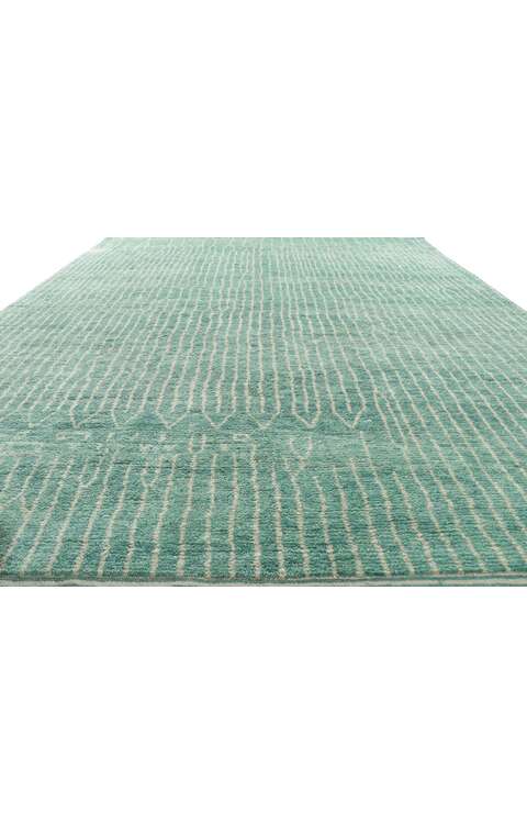 9 x 12 Teal Moroccan Area Rug 30775